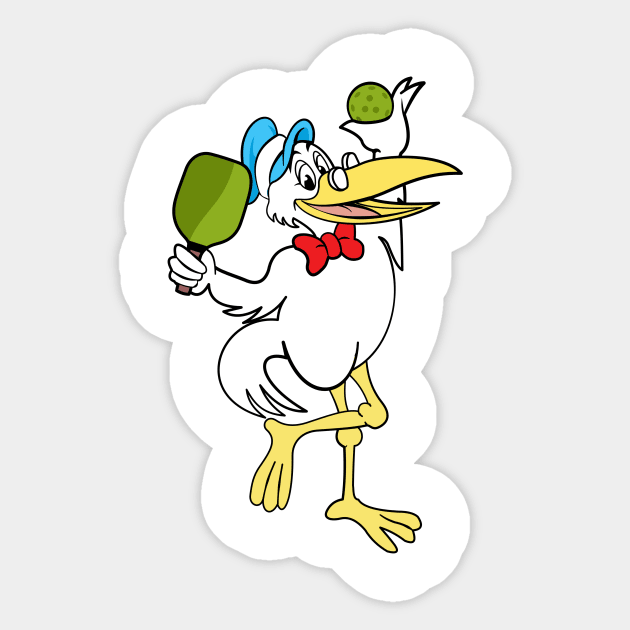 Classic Pickle Ball Sticker by rodeobot